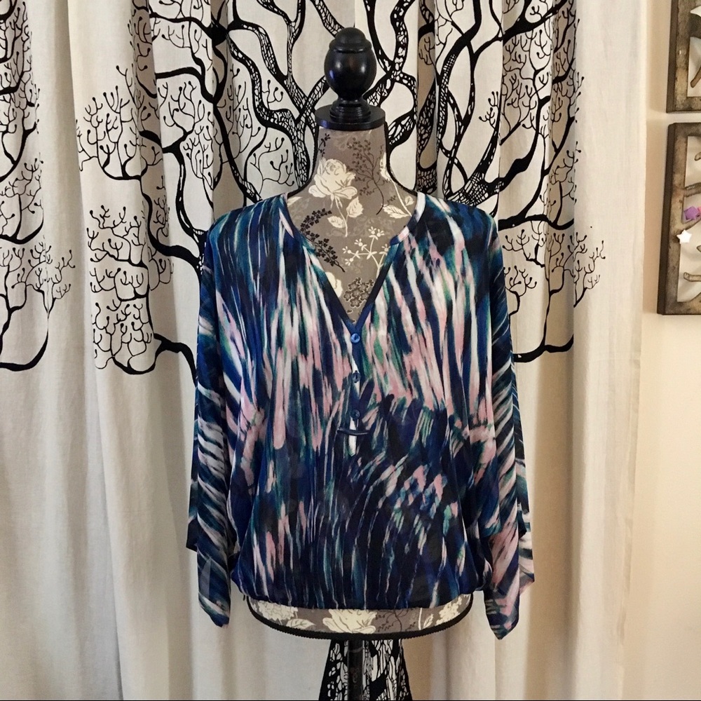 Sanctuary Oversized Blouse SZ XS/S